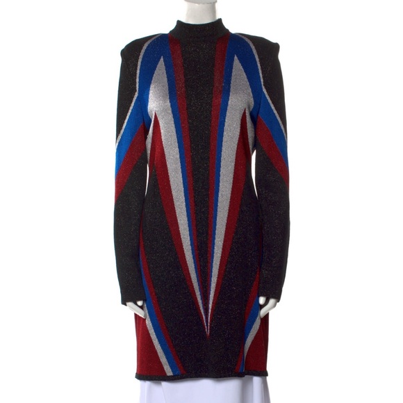 Balmain Paris Flash-Knit Cocktail Dress 👩🏼‍🎤👨‍🎤🎉🥂🍾🎊 - Picture 3 of 10
